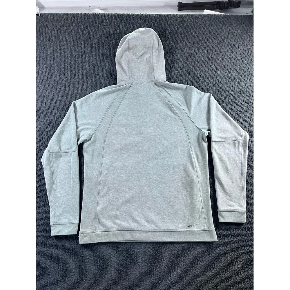 Air Jordan UCLA Sweatshirt Dri-FIT Quarter Zip Hoodie Mens Medium Grey Heather